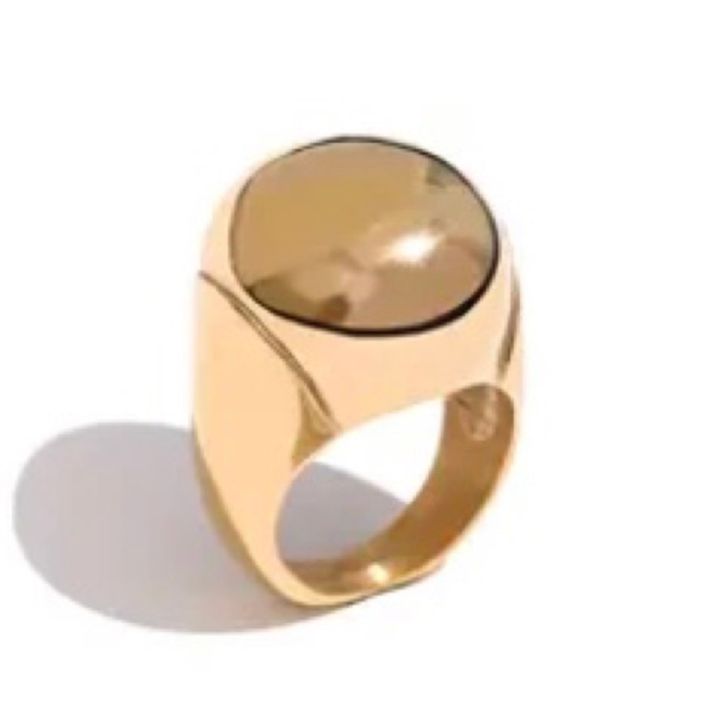 Gold Plated Bold Ring - image 3